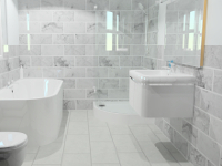 An example created by our bathroom CAD software.