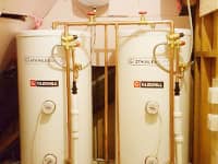 Multiple unvented cylinders installed for care home in Woolton