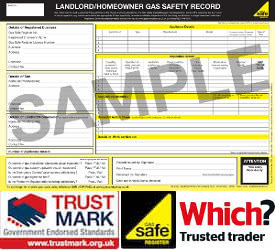 CP12 Gas Safe Certificate