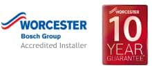 We are Worcester Accreddited installers.