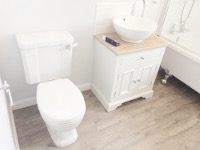 Full bathroom design, supply and installation in Woolton - beautiful finish.