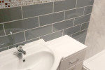 New bathrooms installed by our bathroom fitters. We supplied and fitted the bathroom suite.