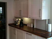 Full kitchen installations completed by our kitchen fitters - including all the plumbing, electrics and gas installation.