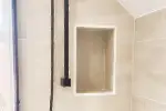 Boiler installations and new bathroom - we have also moved into our new office!!