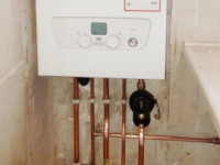 Multiple boilers installed throughout the city.