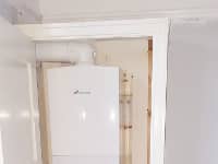 Worcester boiler installed on finance.