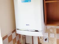 Burns close - new baxi boiler.