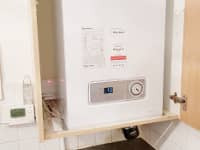 Domestic boiler installation.