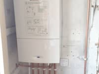 Full central heating installation in a domestic property.