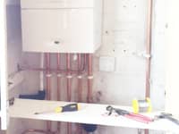Full central heating installation in a domestic property.