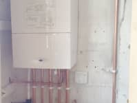 Full central heating installation in a domestic property.