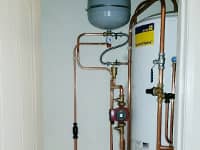 Unvented cylinder installation in Liverpool