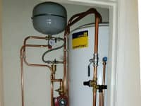 Unvented cylinder installation in Liverpool