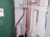 New hot water cylinder.