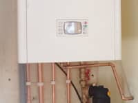 Ravenheat boiler installation.