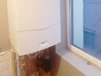 New Worcester boiler with 10 year warranty.