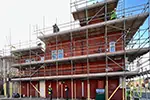 Block of properties being refurbished in Liverpool