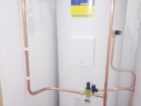 Unvented cylinder installation in the Wirral