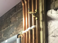 Unvented cylinder installation in a care home, Liverpool