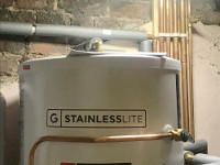 Unvented cylinder installation in a care home, Liverpool