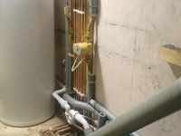 Unvented cylinder installation in a care home, Liverpool