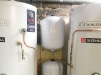 Unvented cylinder installation in a care home, Liverpool