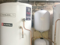 Unvented cylinder installation in a care home, Liverpool