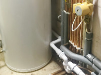 Unvented cylinder installation in a care home, Liverpool